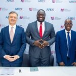 Afex Group Ceo Ayodeji Balogun Bii Chief Executive Officer Nick Odonohoe And Others At The Signing Announcement 768x424