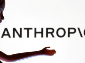 Illustration Shows Anthropic Logo