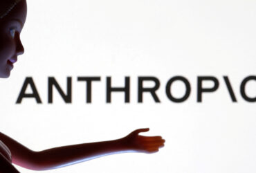 Illustration Shows Anthropic Logo