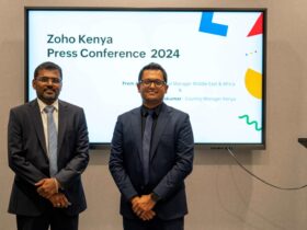 Veerakumar Natarajan Country Head Zoho Kenya And Premanand Velumani Regional Manager Middle East And Africa Zoho 1536x1024