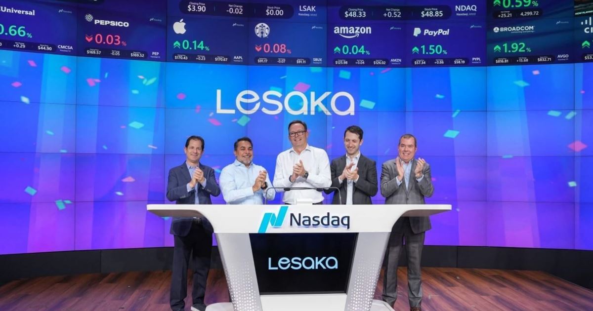 Lesaka Technologies Inc Rings The Nasdaq Closing Bell