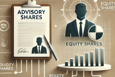 Dall·e 2024 11 04 20.01.11 A Professional Image Illustrating A Comparison Between Advisory Shares And Equity Shares In A Business Context. On The Left Side, Represent Advisory S